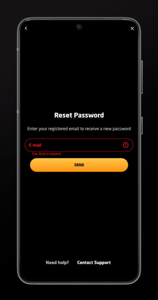 Reset password stay casino