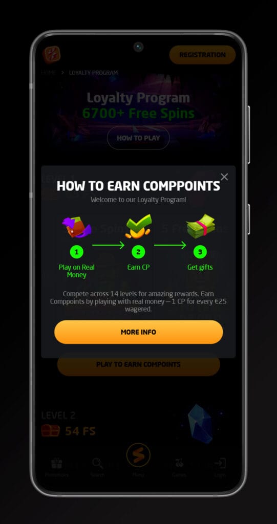 stay casino how to earn points